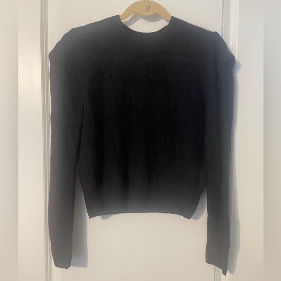 Madewell Sweaters - Madewell Alpaca Blend Midnight Blue Long Sleeve Sweater w Shoulder Detail Sz S
